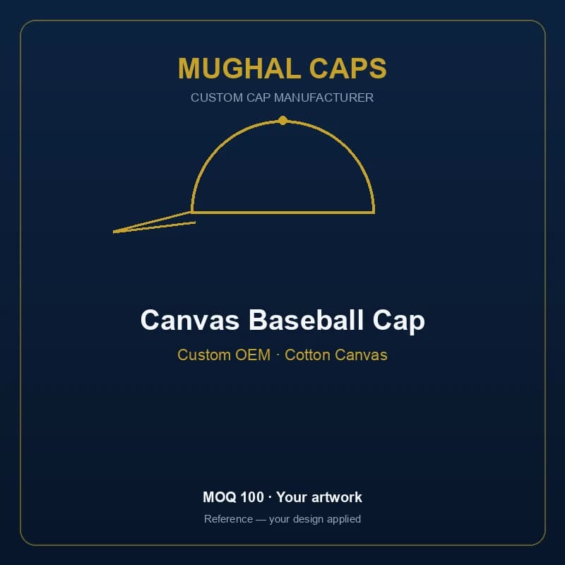 Canvas Baseball Cap