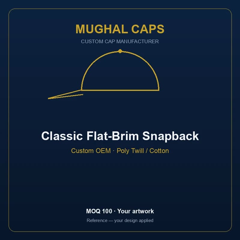Classic Flat-Brim Snapback