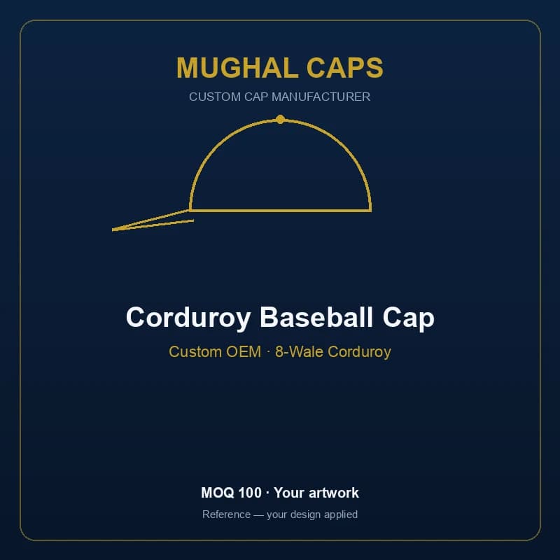Corduroy Baseball Cap