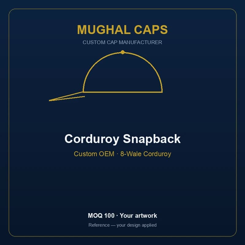Corduroy Snapback