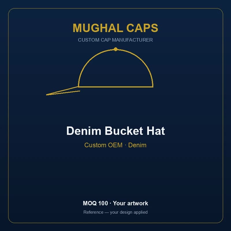 Denim Bucket Hat