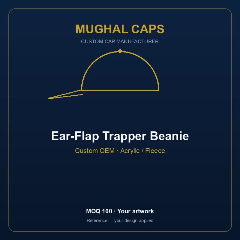 Ear-Flap Trapper Beanie