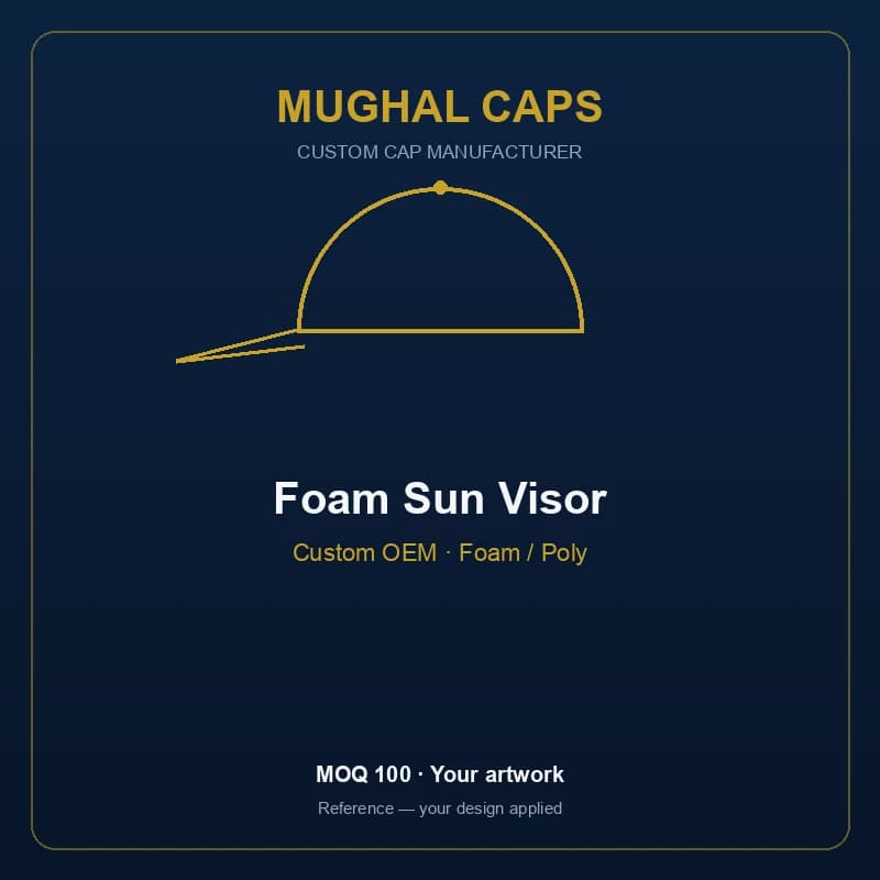Foam Sun Visor