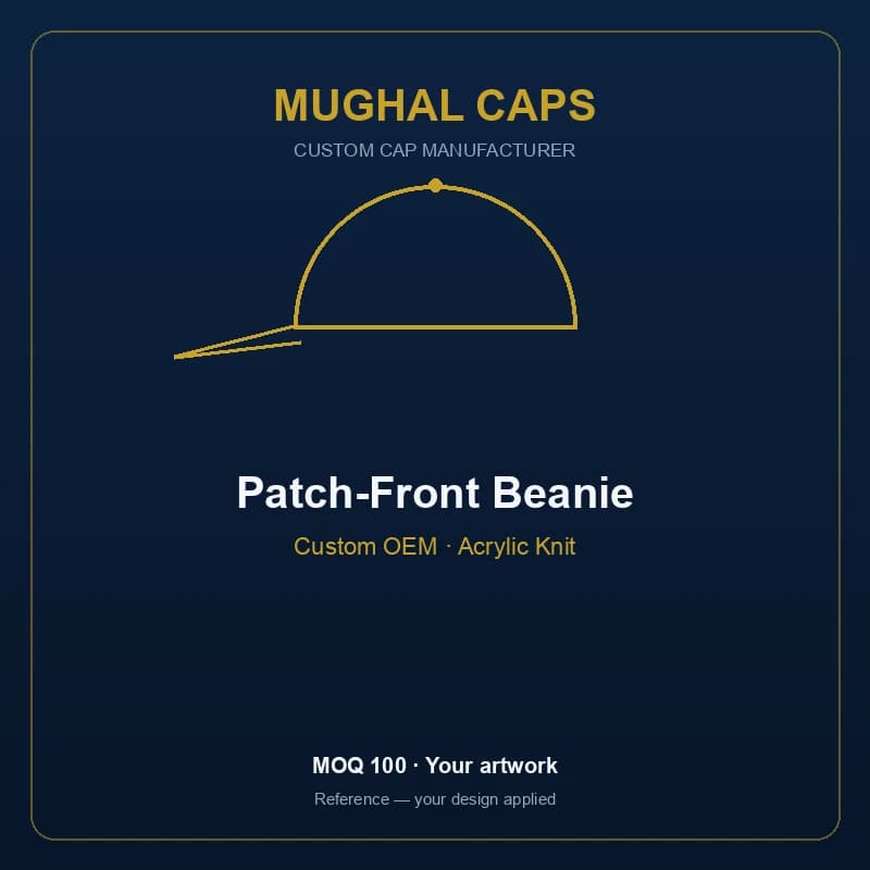 Patch-Front Beanie