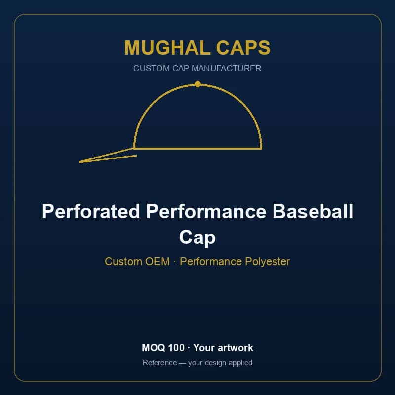 Perforated Performance Baseball Cap