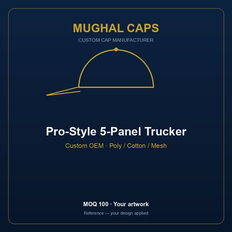 Pro-Style 5-Panel Trucker