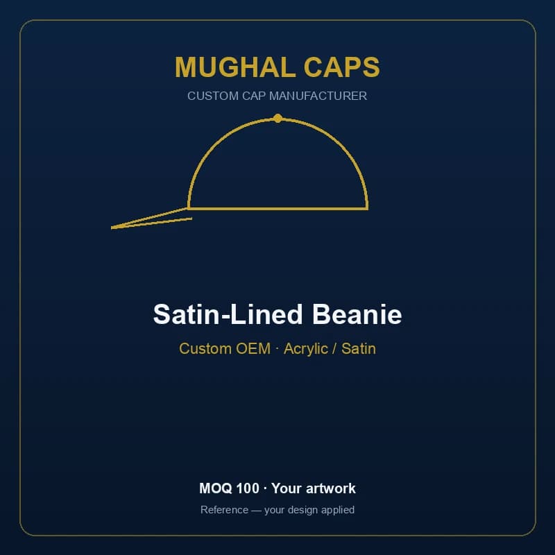 Satin-Lined Beanie