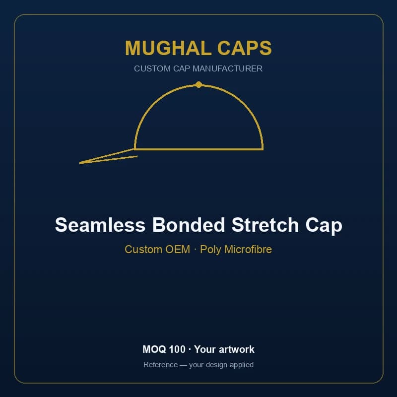 Seamless Bonded Stretch Cap