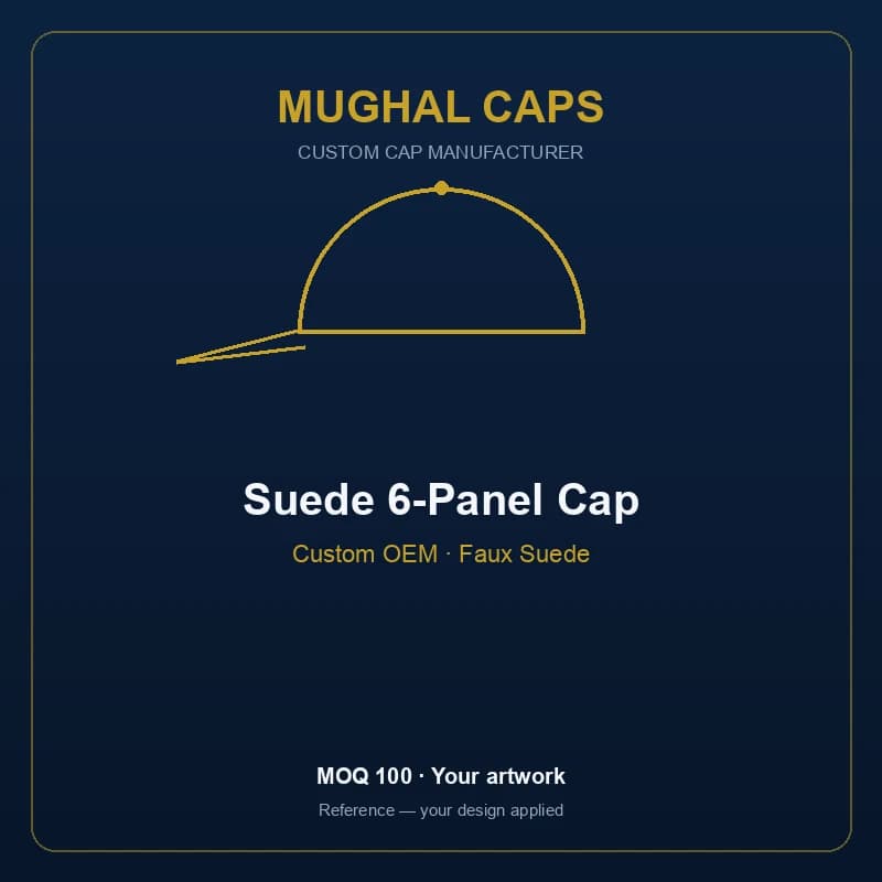 Suede 6-Panel Cap