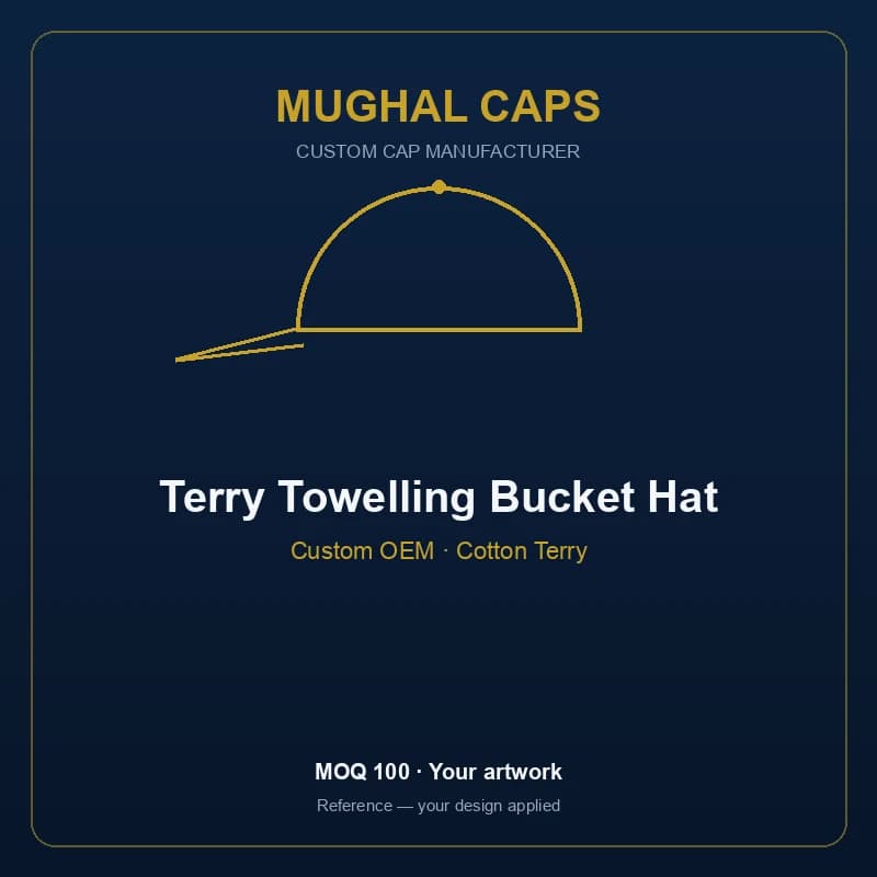 Terry Towelling Bucket Hat