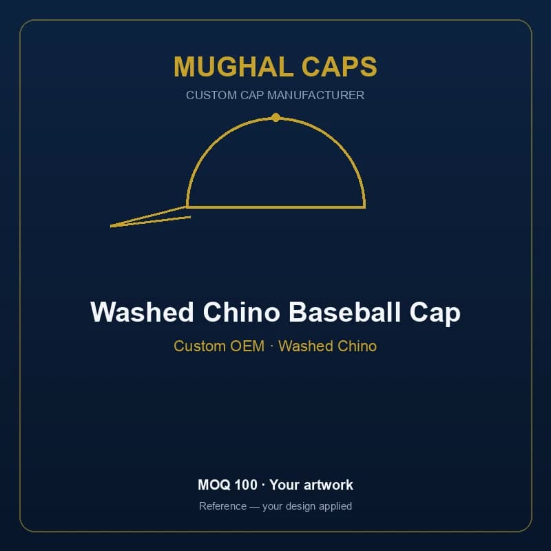 Washed Chino Baseball Cap